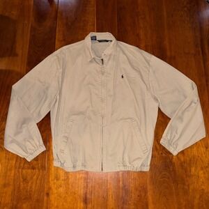 Vintage Harrington Polo Cotton Twill Jacket Sz XL